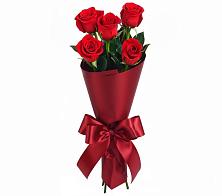 Букет 5 Красных роз Эдлесс Лав в Небуге