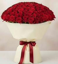 Букет 101 Красная роза Милано в Небуге
