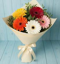 Букет цветов из:  Герберы в Небуге
