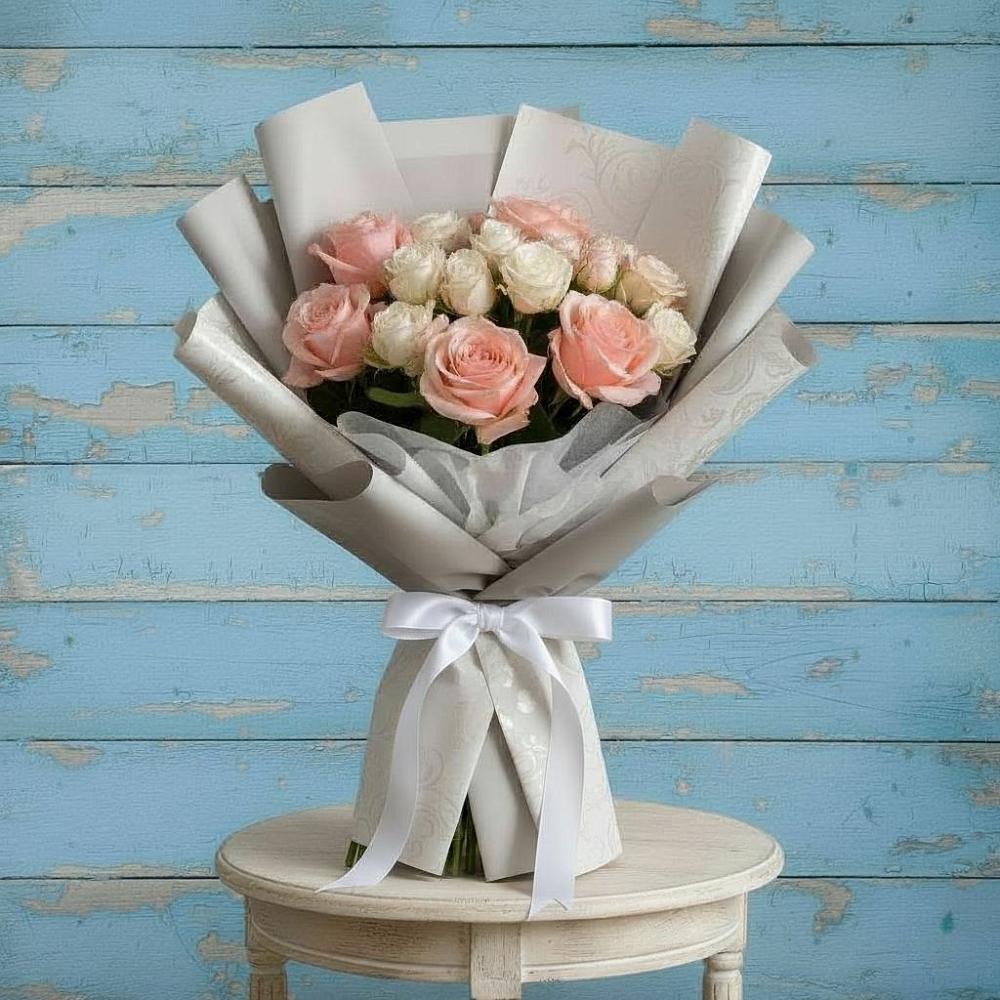 Букет цветов из: Розы в Небуге