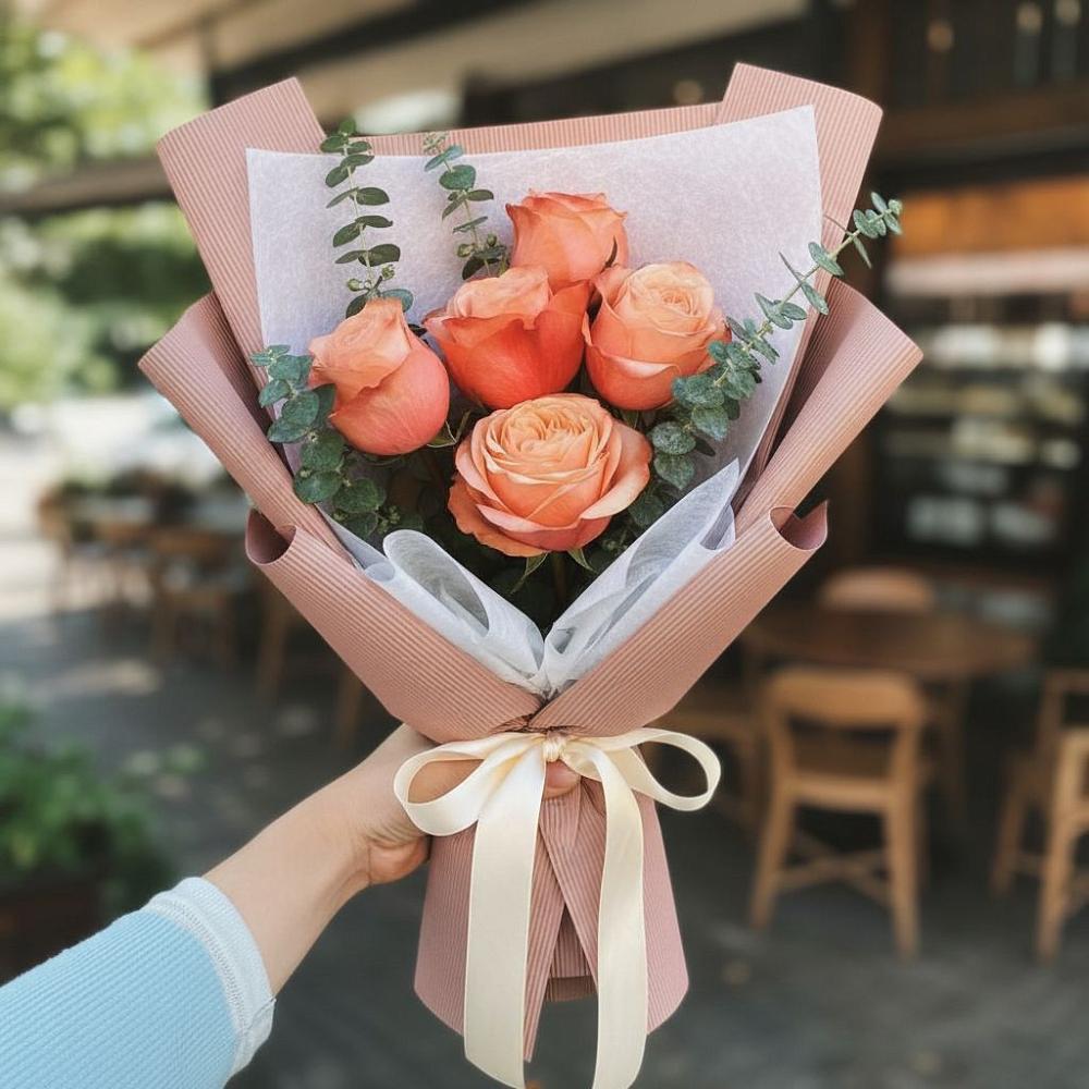 Букет цветов из: Розы в Небуге