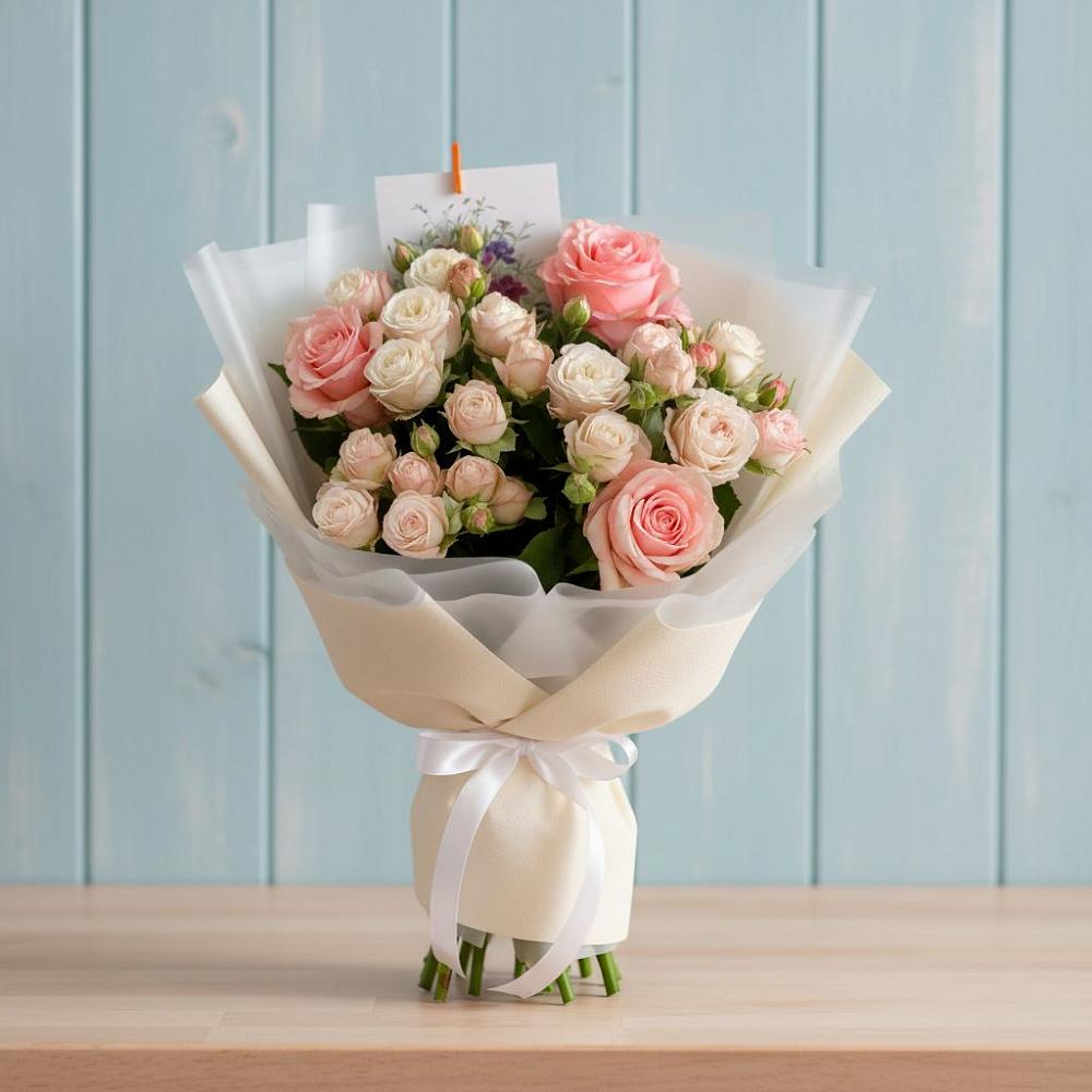 Букет цветов из: Розы в Небуге