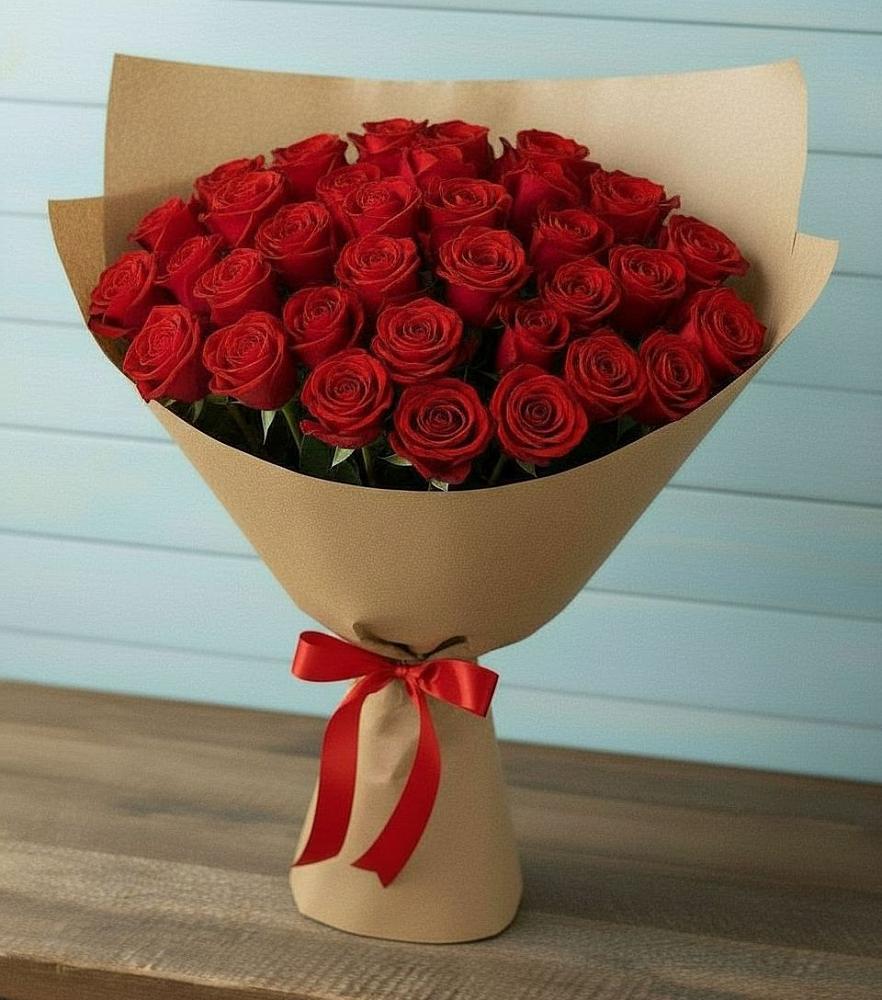 Букет Красные розы Милано в Небуге