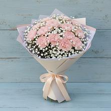 Букет цветов из:  Гвоздики в Небуге