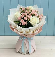 Букет цветов из:  Розы в Небуге