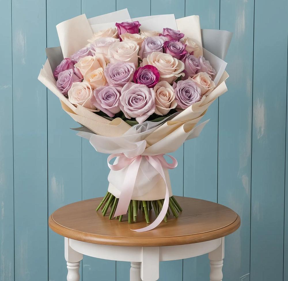 Букет цветов из: Розы в Небуге