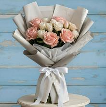 Букет цветов из:  Розы в Небуге