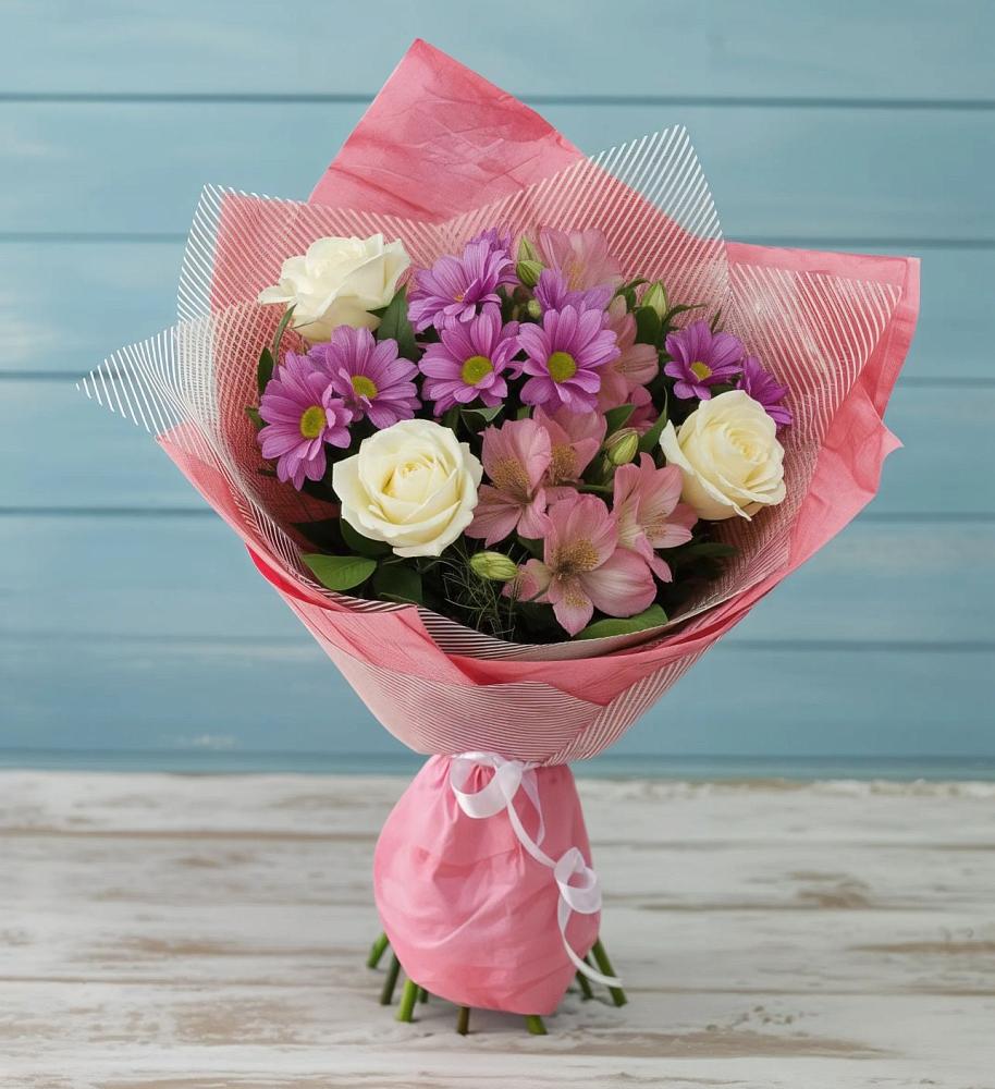 Букет цветов из: Герберы в Небуге