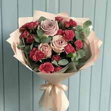 Букет цветов из:  Гвоздики и Розы #REPLACE_PRED# Небуге